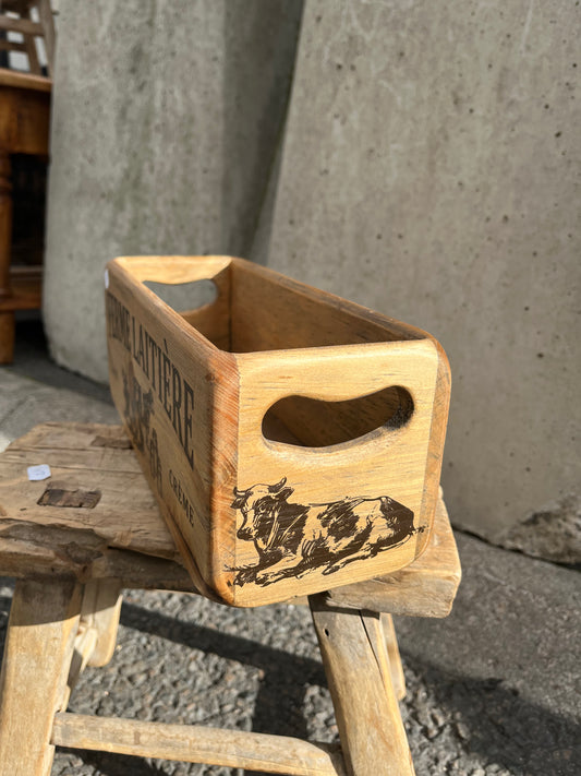 Boîte décorative Bois Ferme Laitière – Petite